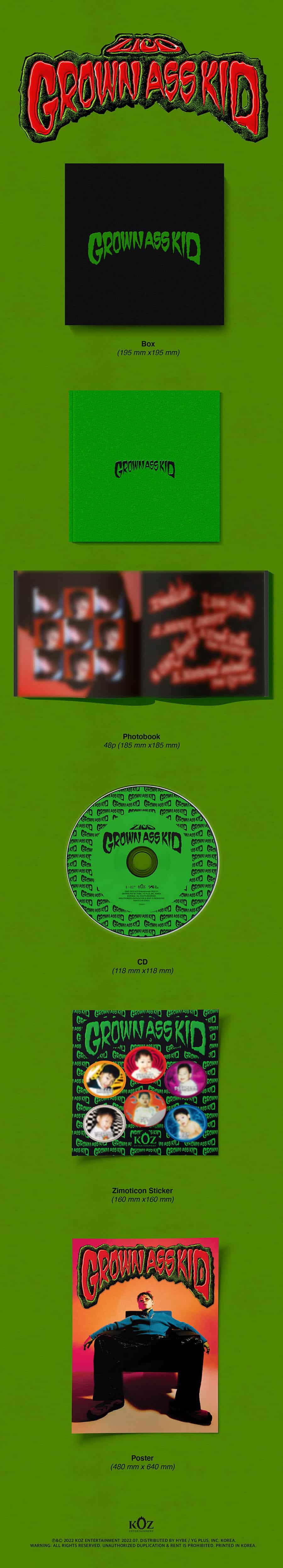 zico-4th-mini-album-grown-ass-kid-wholesale