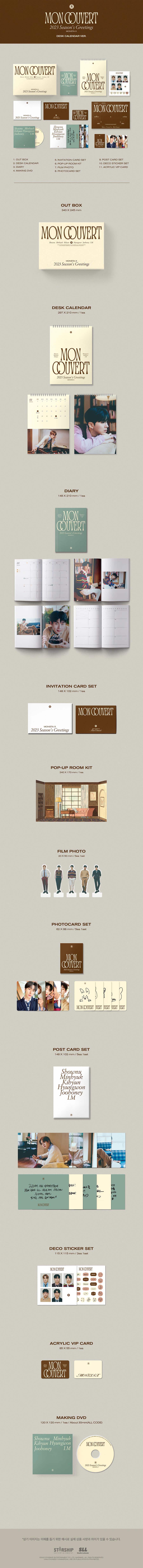 monsta-x-2023-seasons-greeting-mon-couvert-desk-calendar-ver-wholesale
