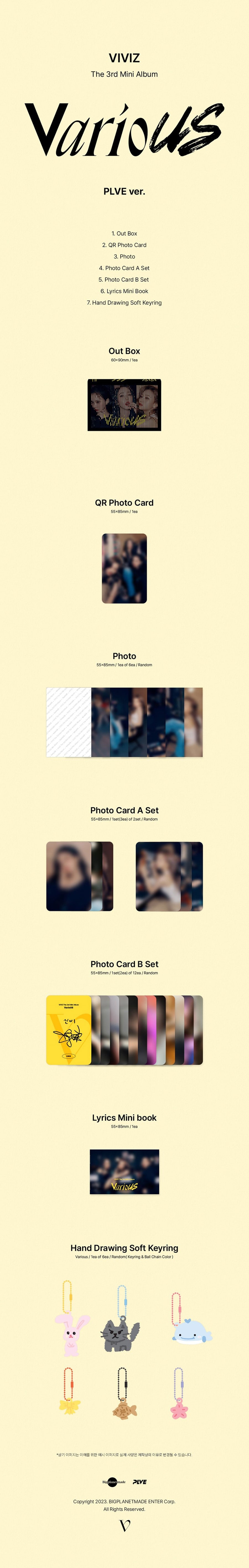 viviz-the-3rd-mini-album-various-plve-ver-wholesales