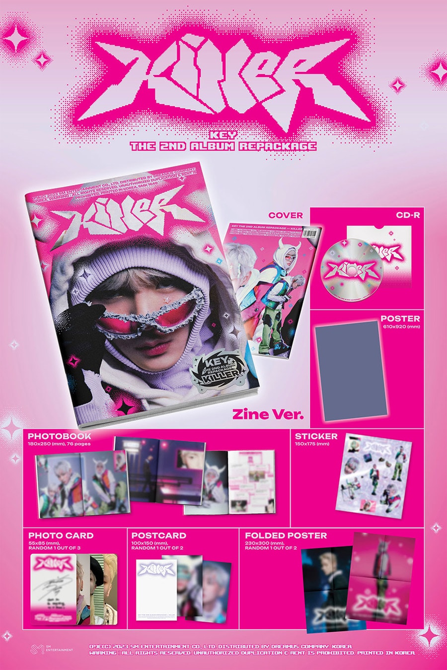 key-2nd-full-album-killer-zine-ver-wholesale