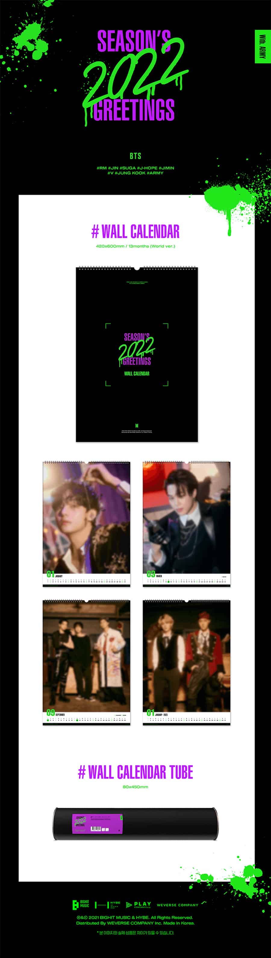 2022-bts-wall-calendar-wholesale