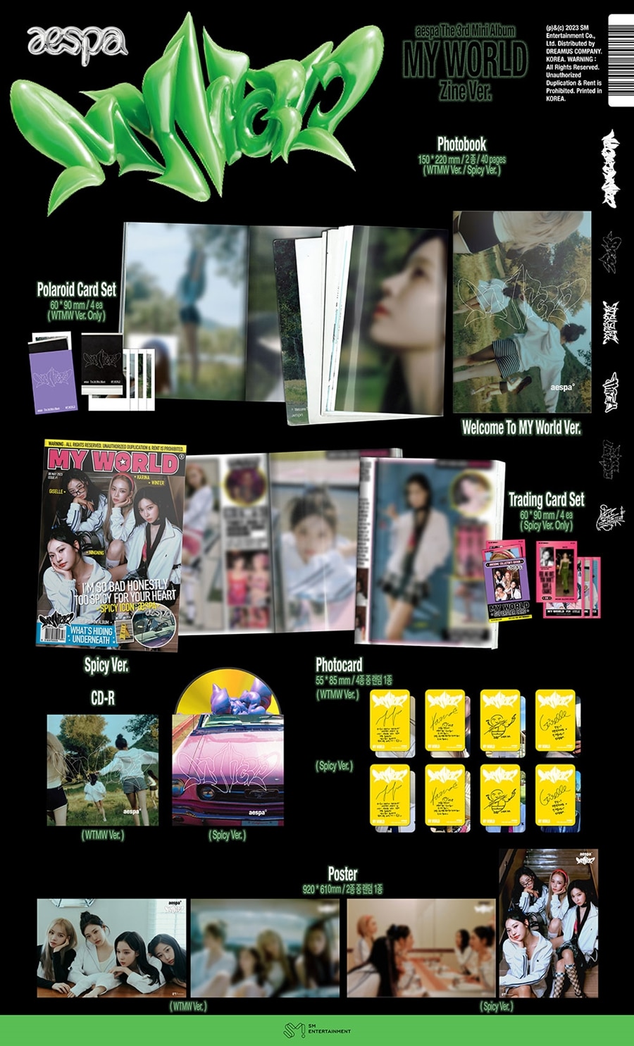 aespa-mini-3rd-album-my-world-zine-ver-wholesales
