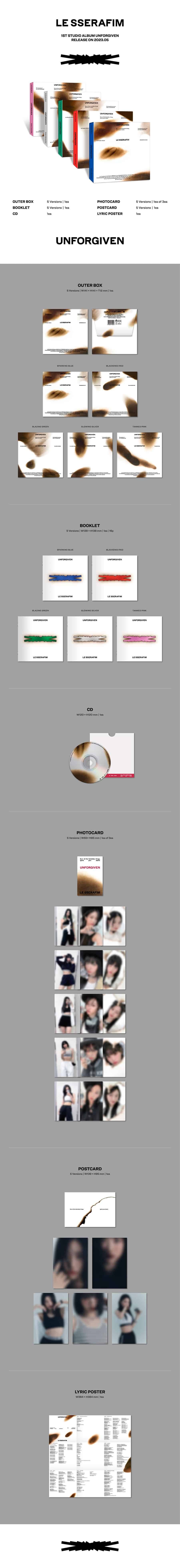 le-sserafim-1st-studio-album-unforgiven-compact-ver-wholesales