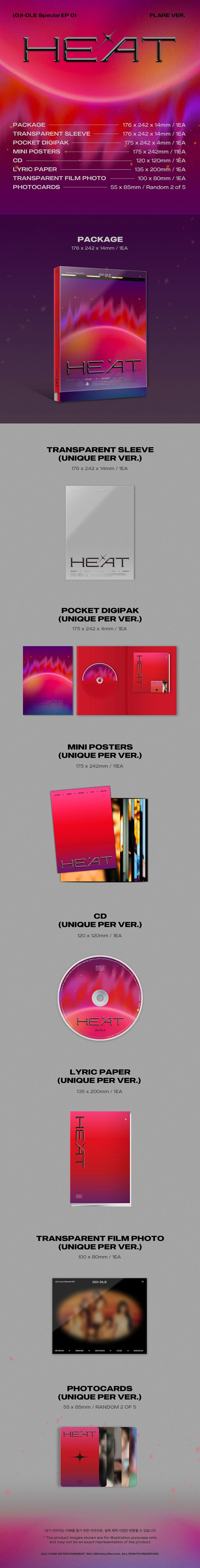 g-idle-heat-premium-sleeve-blaze-ver-wholesales