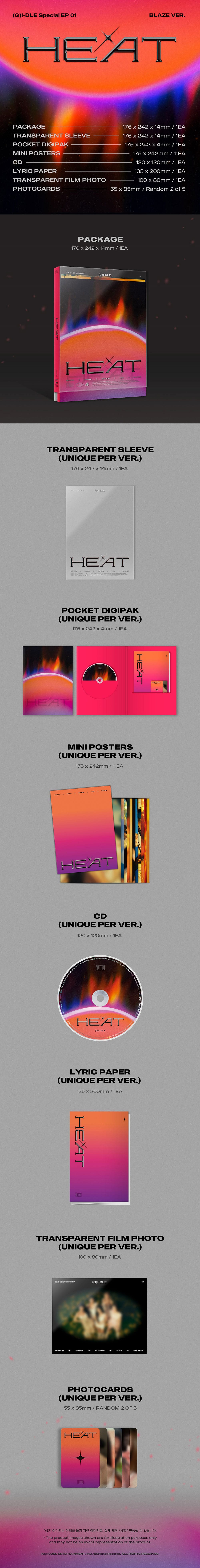 g-idle-heat-premium-sleeve-blaze-ver-wholesales