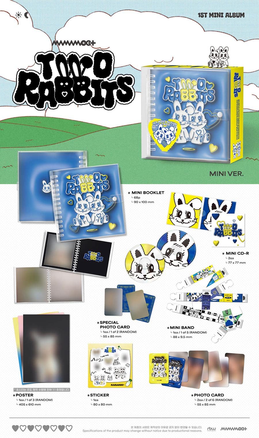 mamamoo-mini-first-album-two-rabbits-mini-ver-wholesales