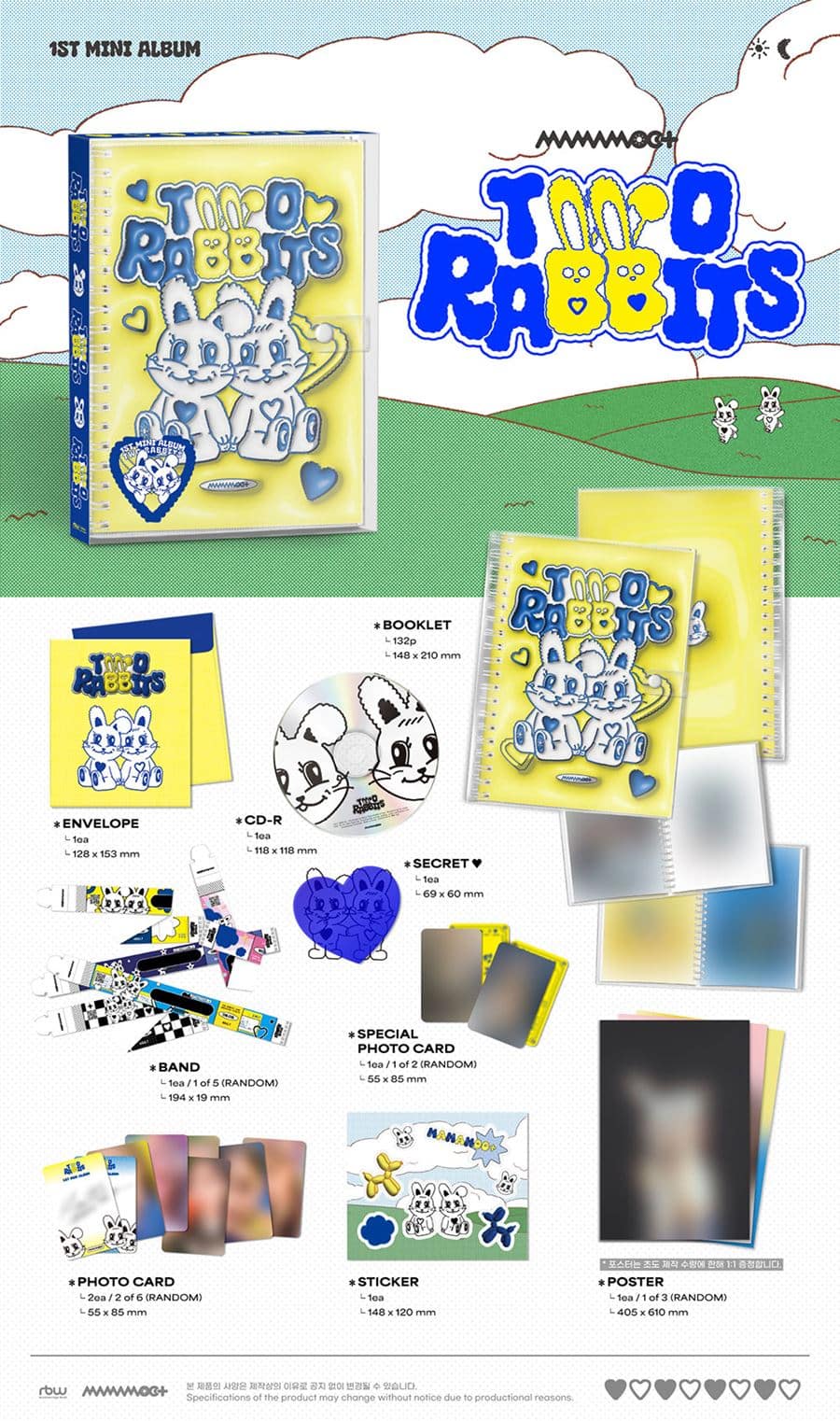 mamamoo-mini-first-album-two-rabbits-wholesales