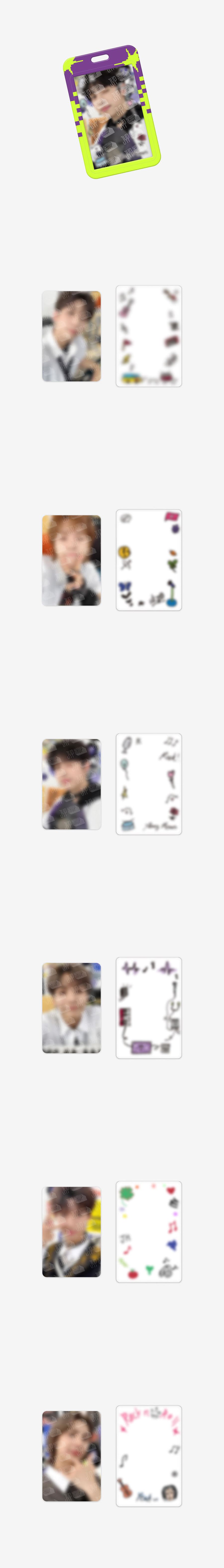 xdinary-heroes-photocard-holder-set-summer-camp-wholesales