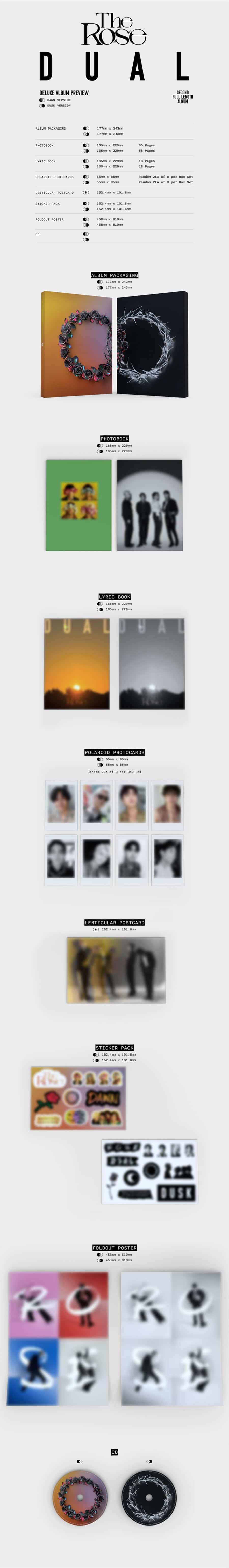 the-rose-dual-deluxe-box-album-dawn-ver-wholesales