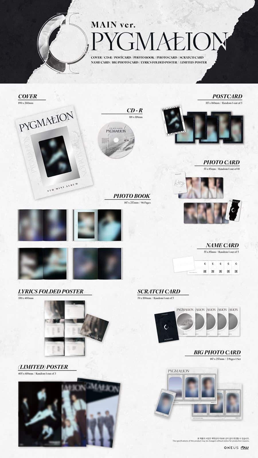 oneus-mini-album-9th-pygmalion-main-ver-wholesales