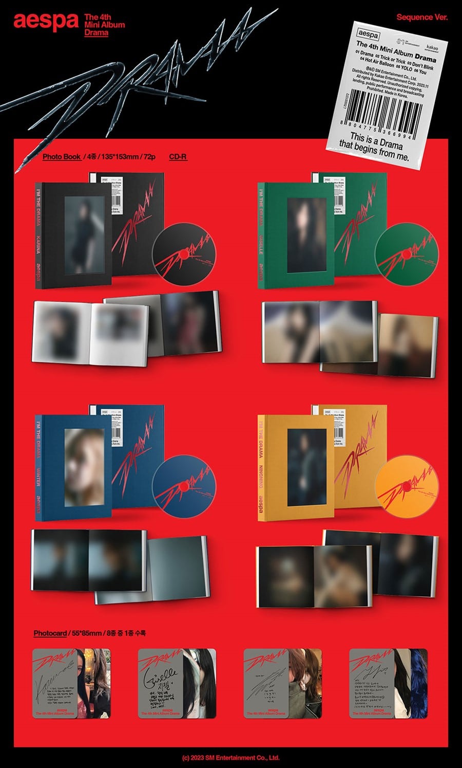 aespa-mini-4th-album-drama-sequence-ver-wholesales