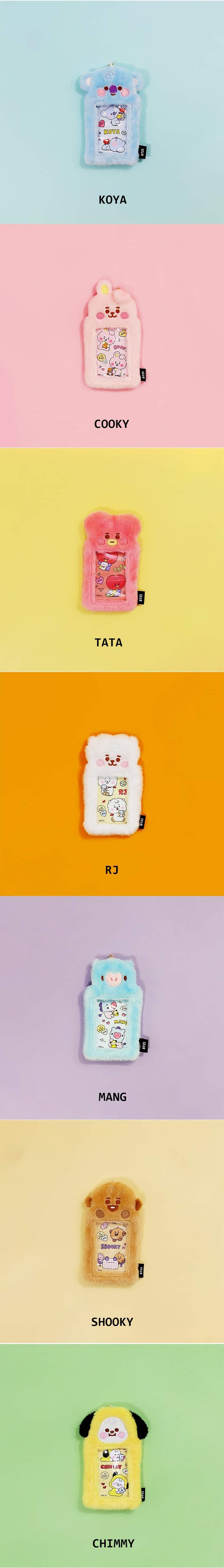line-friends-bt21-photo-card-keyring-wholesales