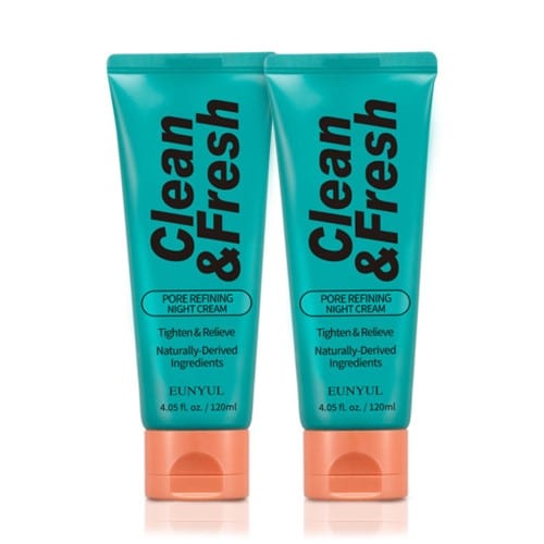eunyul-clean-fresh-pore-refining-night-cream-2ea-set