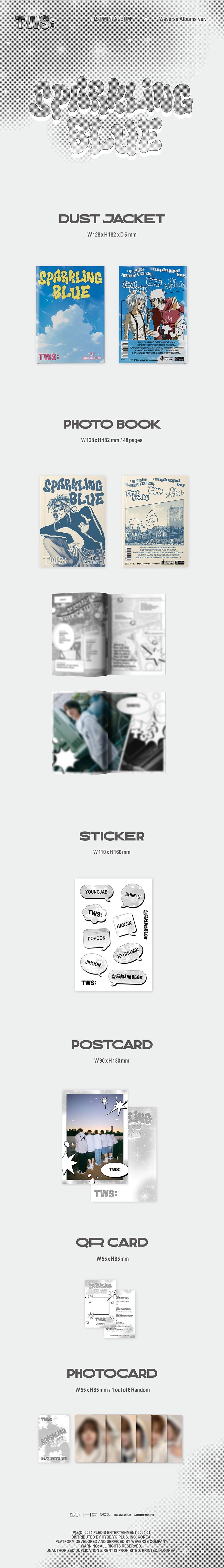 tws-1st-mini-album-sparkling-blue-weverse-album-ver-wholesales