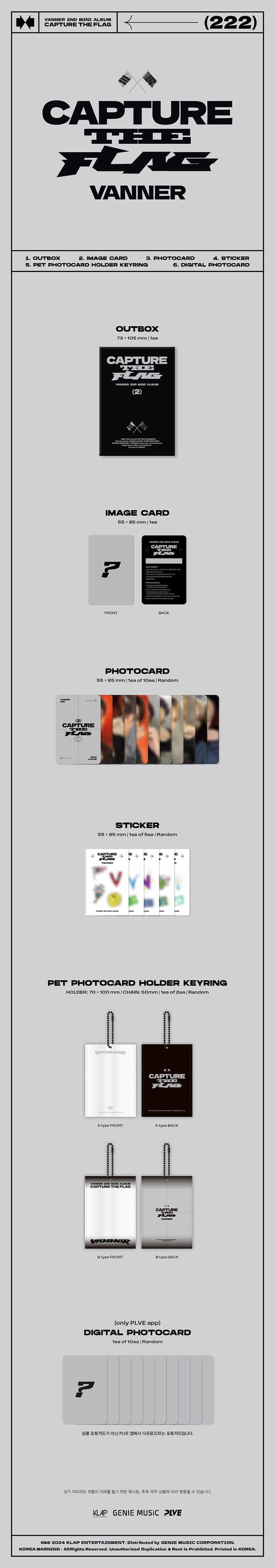 vanner-2nd-mini-album-capture-the -flag-plve-ver-wholesales