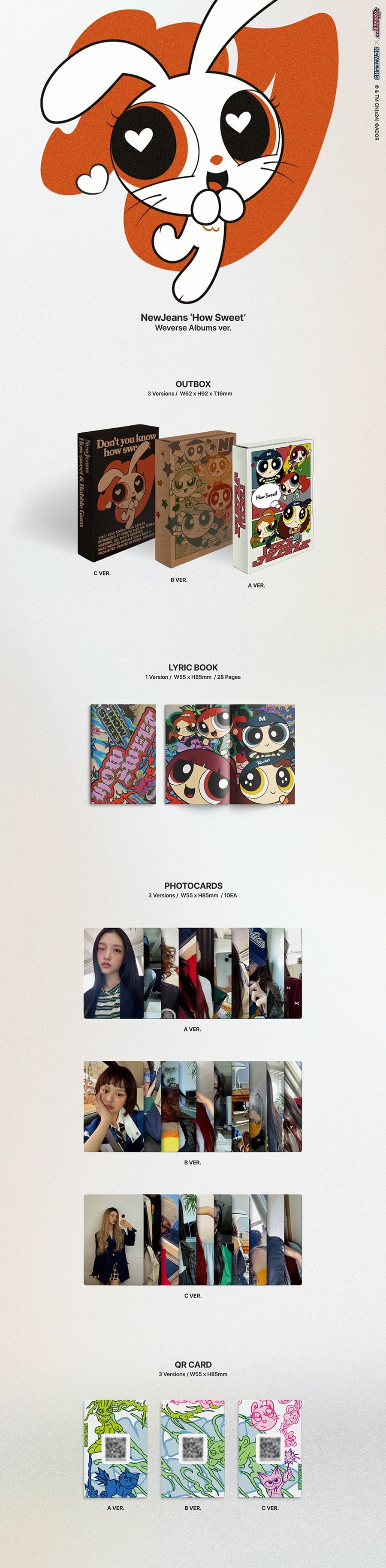 newjeans-how-sweet-weverse-album-ver-wholesales