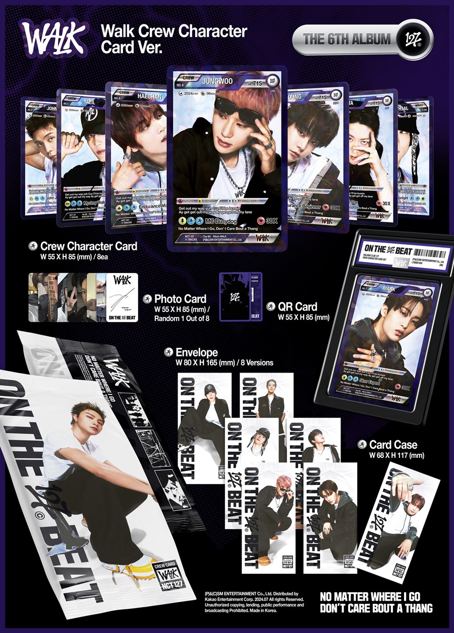 nct127-the-6th-album-walk-walk-crew-character-card-ver-smart-ver-wholesales