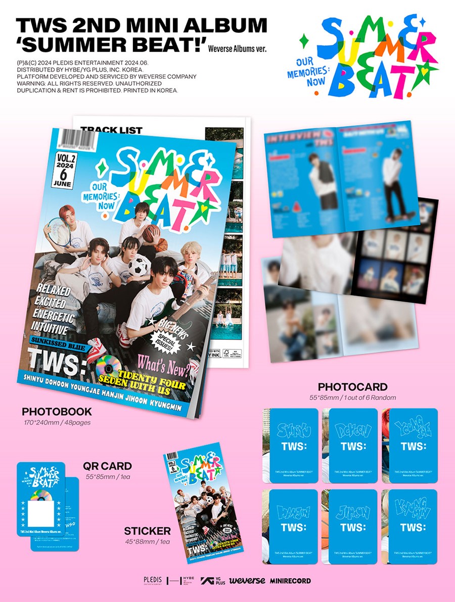 tws-2nd-mini-album-summer-beat-weverse-albums-ver-wholesales