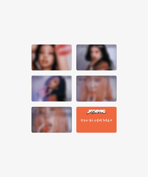 jennie-mantra-photocard-set