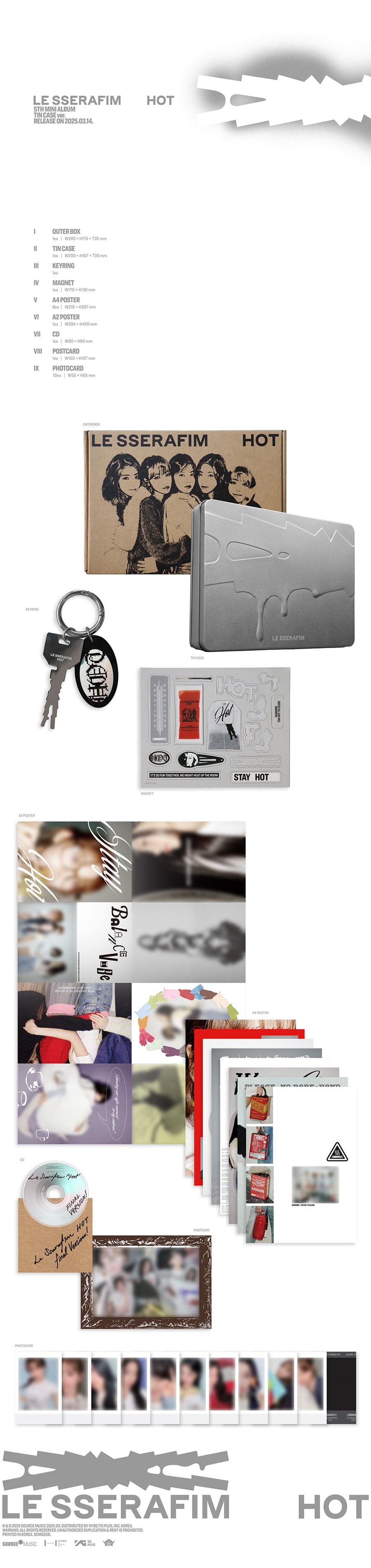le-sserafim-5th-mini-album-hot-tin-case-ver-wholesale-4