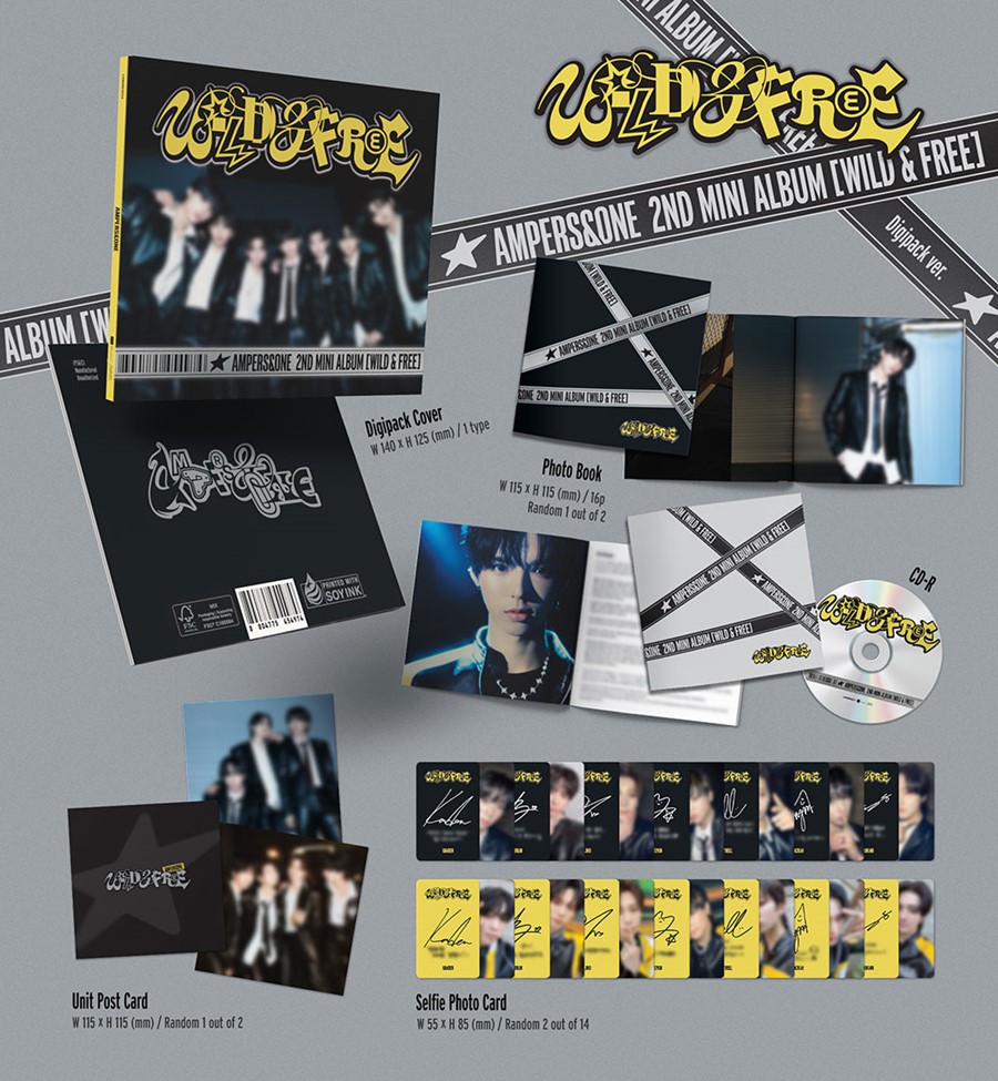 ampers-one-2nd-mini-album-wild-free-digipack-ver-wholesale