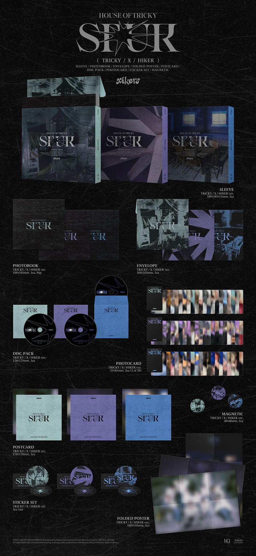 xikers-5th-mini-album-house-of-tricky-spur-wholesale
