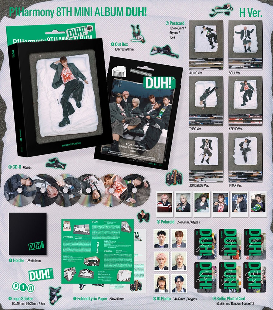 p1harmony-8th-mini-album-duh-compact-h-ver-wholesale