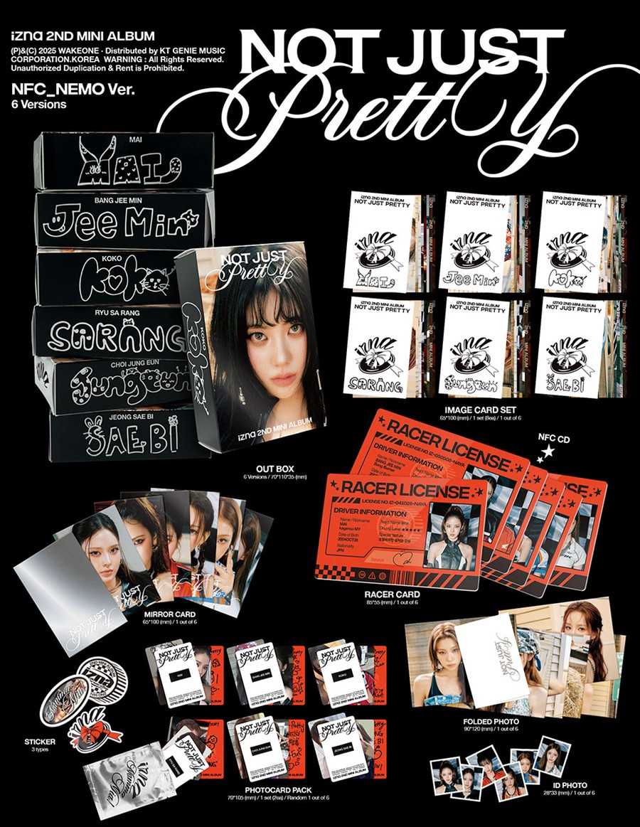 izna-2nd-mini-album-not-just-pretty-nfc-nemo-ver-random-ver-wholesale