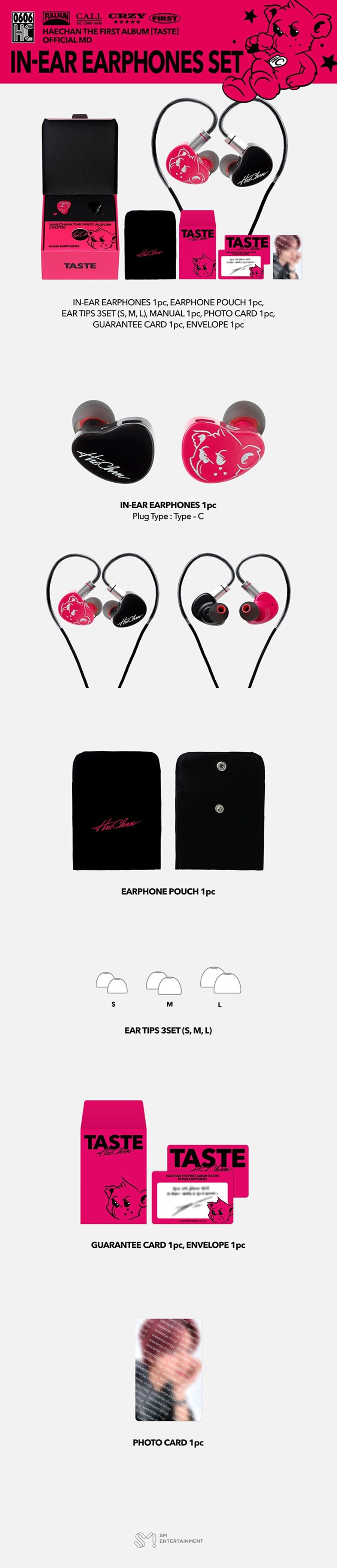 nct-haechan-1st-album-taste-official-md-in-ear-earphones-set-wholesale