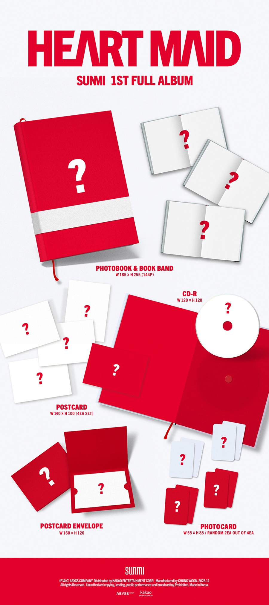 sunmi-1st-full-album-heart-maid-wholesale